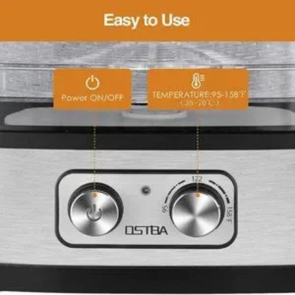 OSTBA Food Dehydrator, Dehydrator for Food and Jerky, Fruits,Veggies(NEW!) - Picture 6 of 6